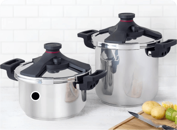 Panelas de Pressão Royal Prestige feitas em aço cirúrgico 316L - Utensílios de cozinha premium em aço cirúrgico