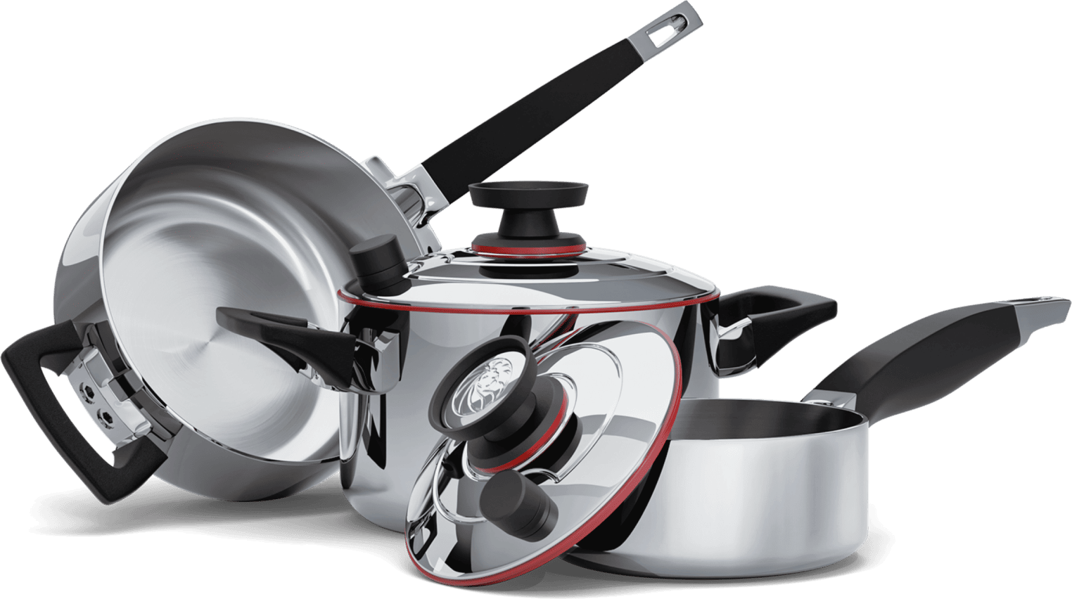 Panelas Royal Prestige feitas em aço cirúrgico 316L - Utensílios de cozinha premium em aço cirúrgico