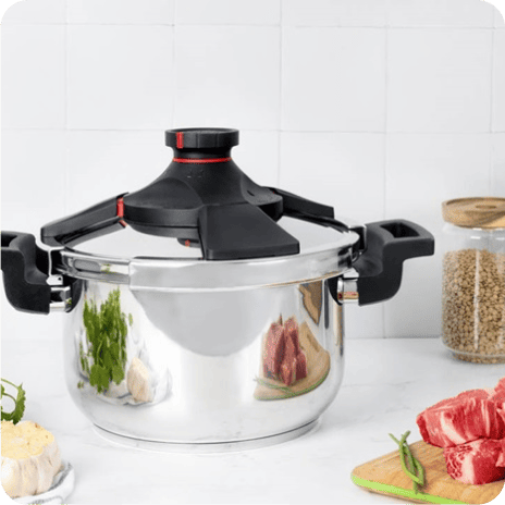 Panela de Pressão Royal Prestige feitas em aço cirúrgico 316L - Utensílios de cozinha premium em aço cirúrgico